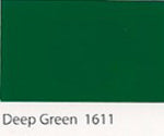 Deep Green custom colored ISO polyester gel coat.