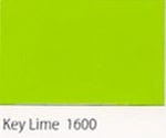 Key Lime colored polyester gel coat.