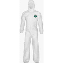 Micromax 428 safety coveralls with Hood that covers arms, legs, body, neck and head.