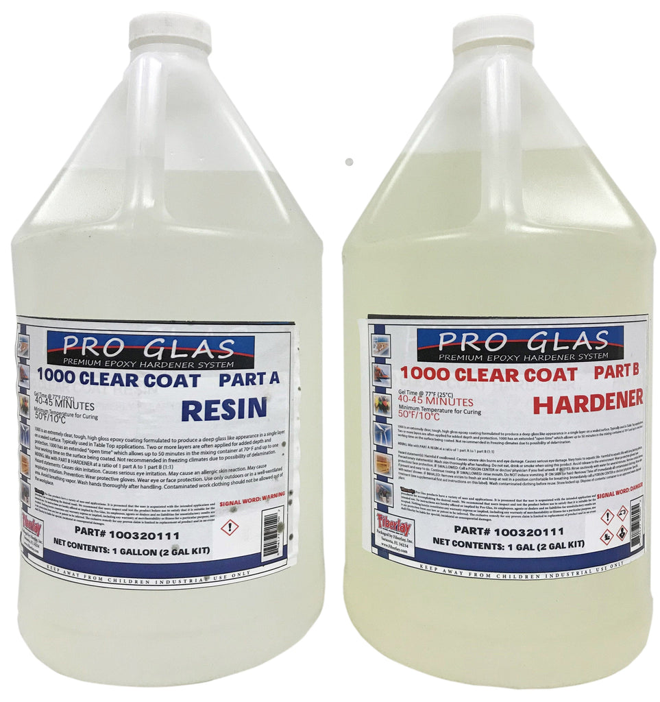 Clear Table Top Epoxy Resin- ProGlas 1000– Fiberglass and Resin