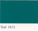 Teal colored polyester gel coat.