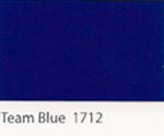 Team Blue colored polyester gel coat.
