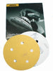 Mirka Gold 5 hole round abrasive sanding discs.