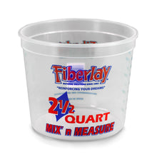 2.5 quart graduated plastic mixing and measuring cup.