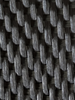 Five harness satin weave carbon fiber fabric.