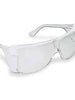 Clear safety glasses with side shields that provides economical and practical protection.