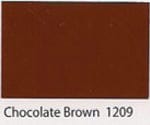 Chocolate brown custom colored polyester gel coat.