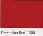 Firecracker red custom color gel coat.