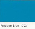 Freeport Blue custom colored polyester gel coat to be used with MEKP catalyst.