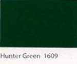 Hunter Green custom colored polyester gel coat.