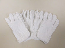 Ladies' cotton safety inspector gloves 12 pack.