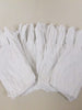 Ladies' cotton safety inspector gloves 12 pack.