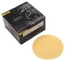 Mirka Gold round abrasive sanding discs.