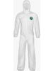 Micromax 428 safety coveralls with Hood that covers arms, legs, body, neck and head.