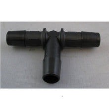 Nylon Tee for use with 3/8" I.D. tube in vacuum bagging.