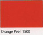 Orange Peel colored polyester gel coat.