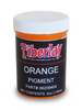 4 ounce container of Orange opaque pigment that can be used to color resin.