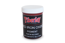 Red Iron oxide colored opaque pigment to be mixed with resins.