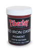 Red Iron oxide colored opaque pigment to be mixed with resins.