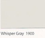 Whisper Gray colored gel coat.