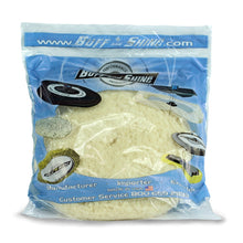 7.5" buff pad made of wool twisted 4-ply yarn. For buff and polishing.