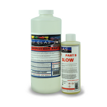 1.25 quart kit of 4:1 epoxy resin- one quart Part A epoxy resin and 8 ounces Part B slow speed hardener.