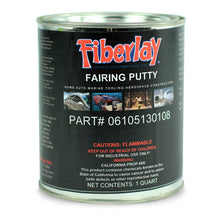 Quart of fairing putty.