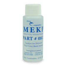 2 ounces MEKP (methyl ethyl ketone peroxide) for use with resin systems.