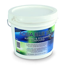 Aqua Blue 200 Buffing and Polishing water soluble compound for polishing and finishing. Gallon.