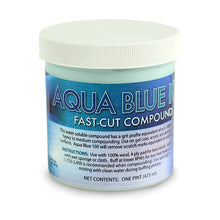 Pint of Aqua Blue 100 Fast Cut buffing compound. Heavy to medium compounding.