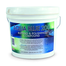 Aqua Blue 200 Buffing and Polishing water soluble compound for polishing and finishing.