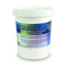 Aqua Blue 200 water soluble buffing and polishing compound that buffs to a high gloss finish. Quart.