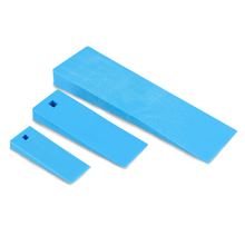 Demolding wedges for separation of parts, for newer molds and/or for molds with curved edges