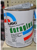 Duraglas fiberglass filled filler with BPO cream hardener for fiberglass repair.