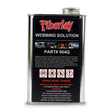 Quart of Webbing solution that is added to gel coats to obtain spatter or cobweb effects.