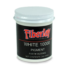 2 ounces white pigment to be used with epoxy, polyester or vinyl ester resin.
