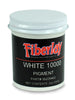 2 ounces white pigment to be used with epoxy, polyester or vinyl ester resin.